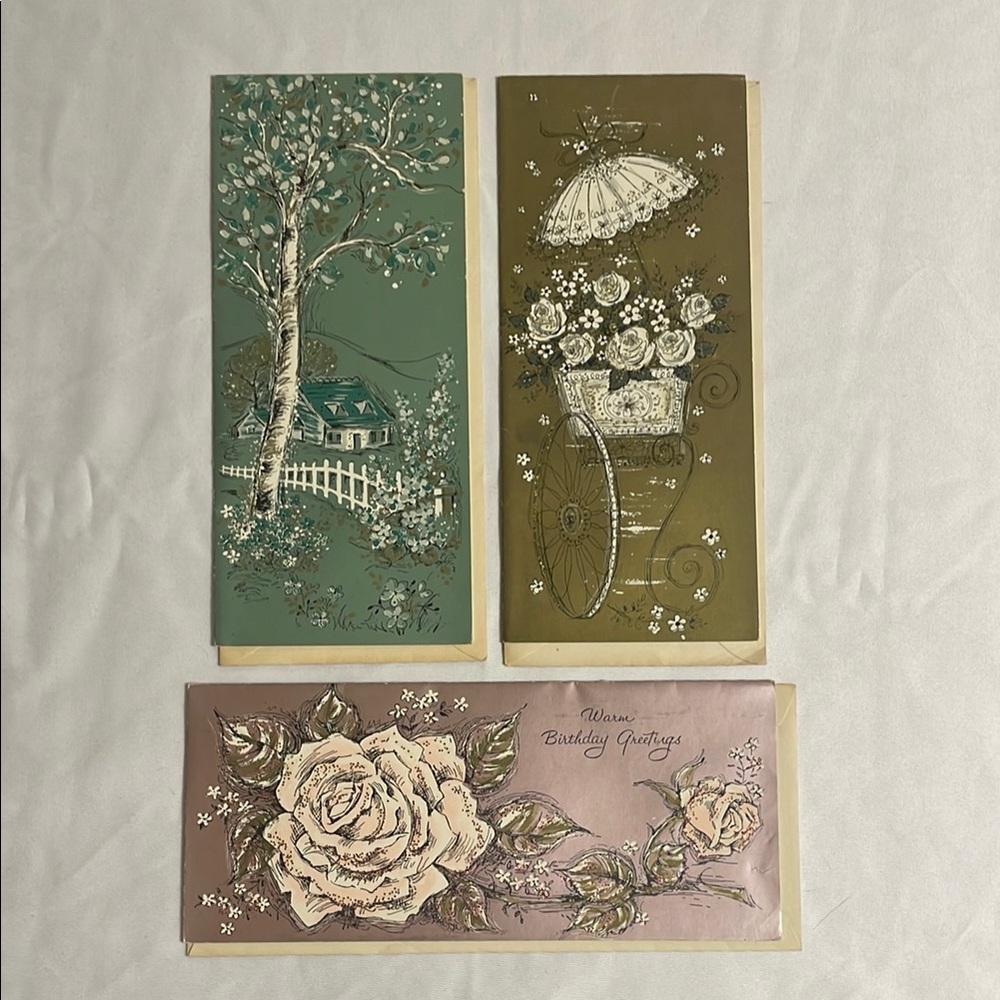 Vintage Greeting Cards Set